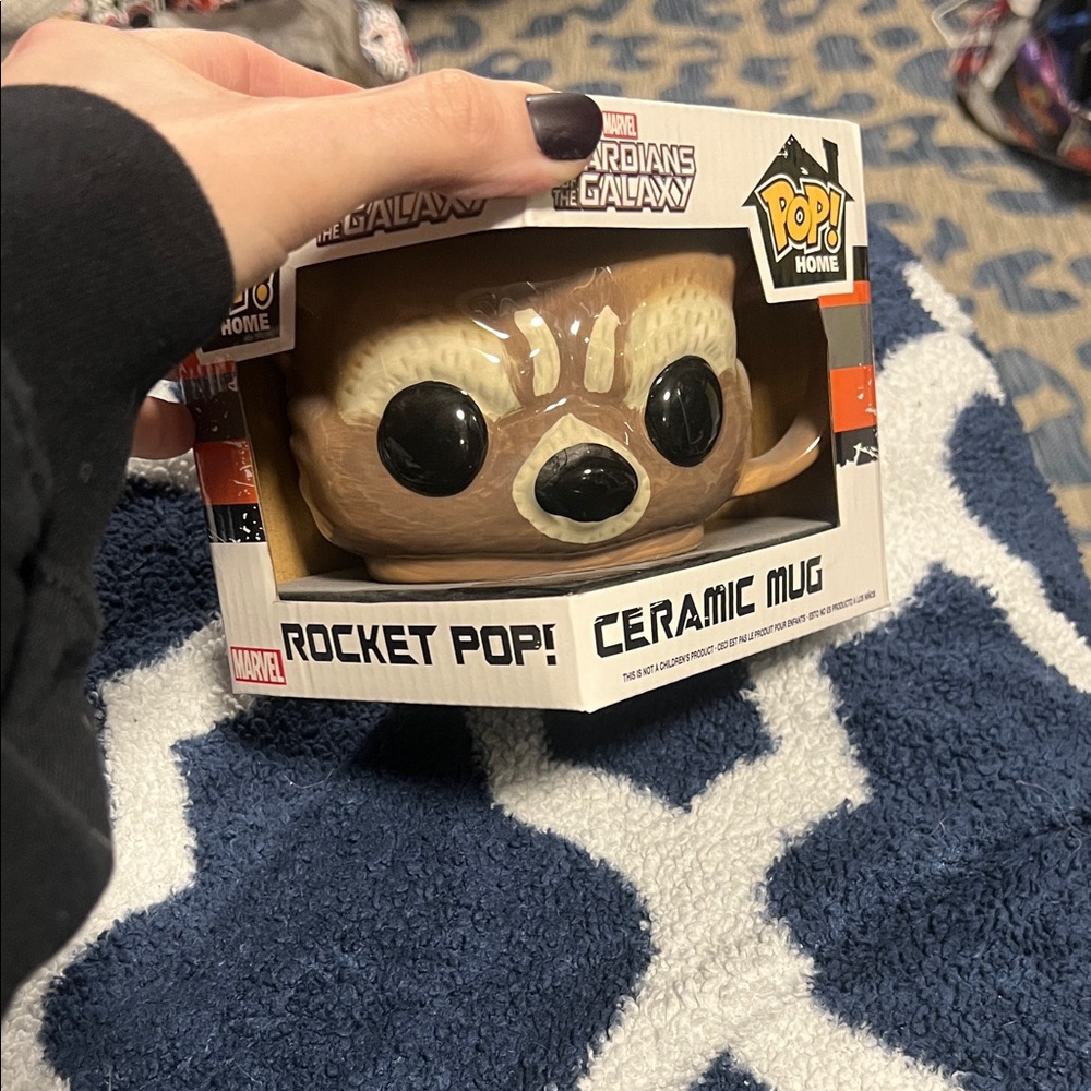 Pop Guardians Brown Ceramic Mug